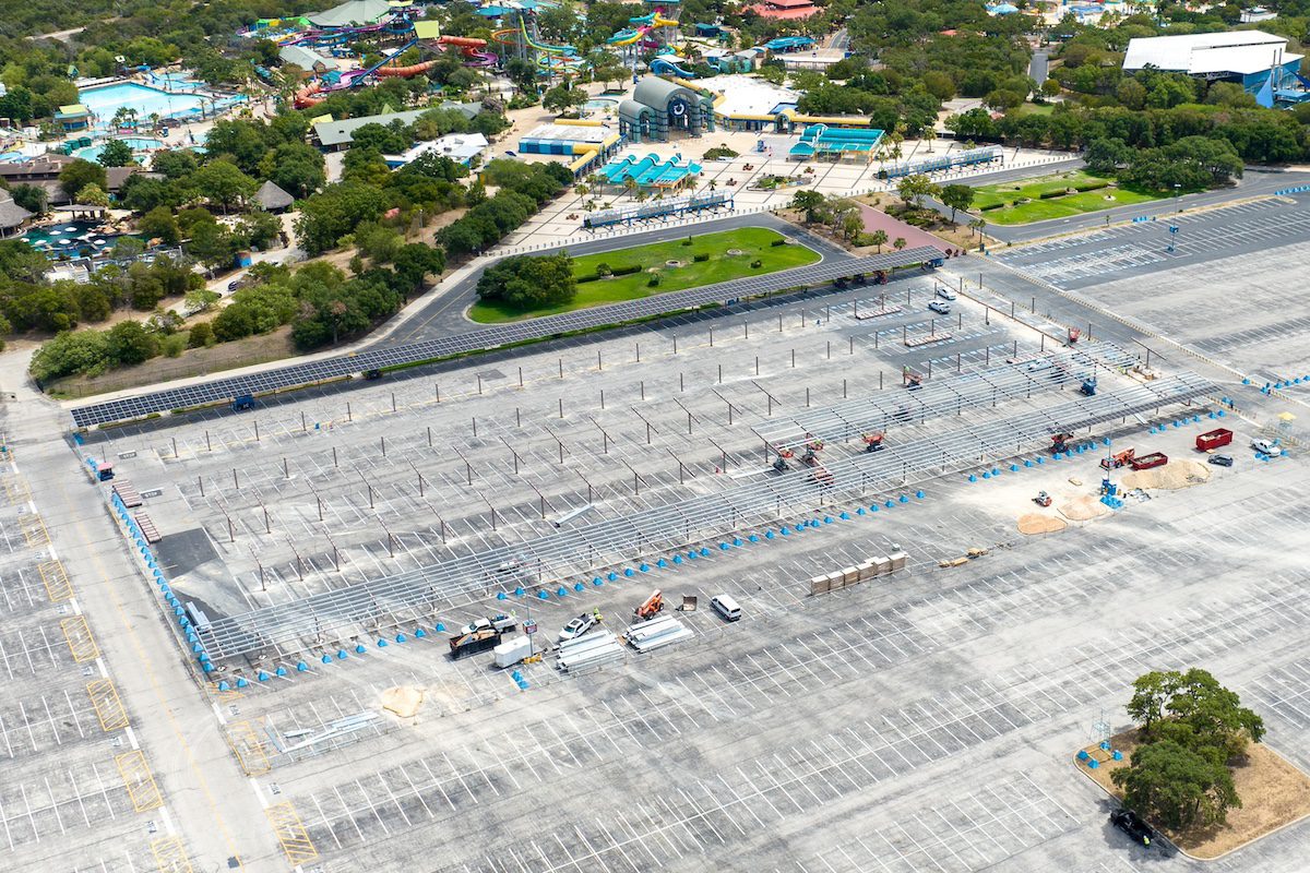 San Antonio city parking lots