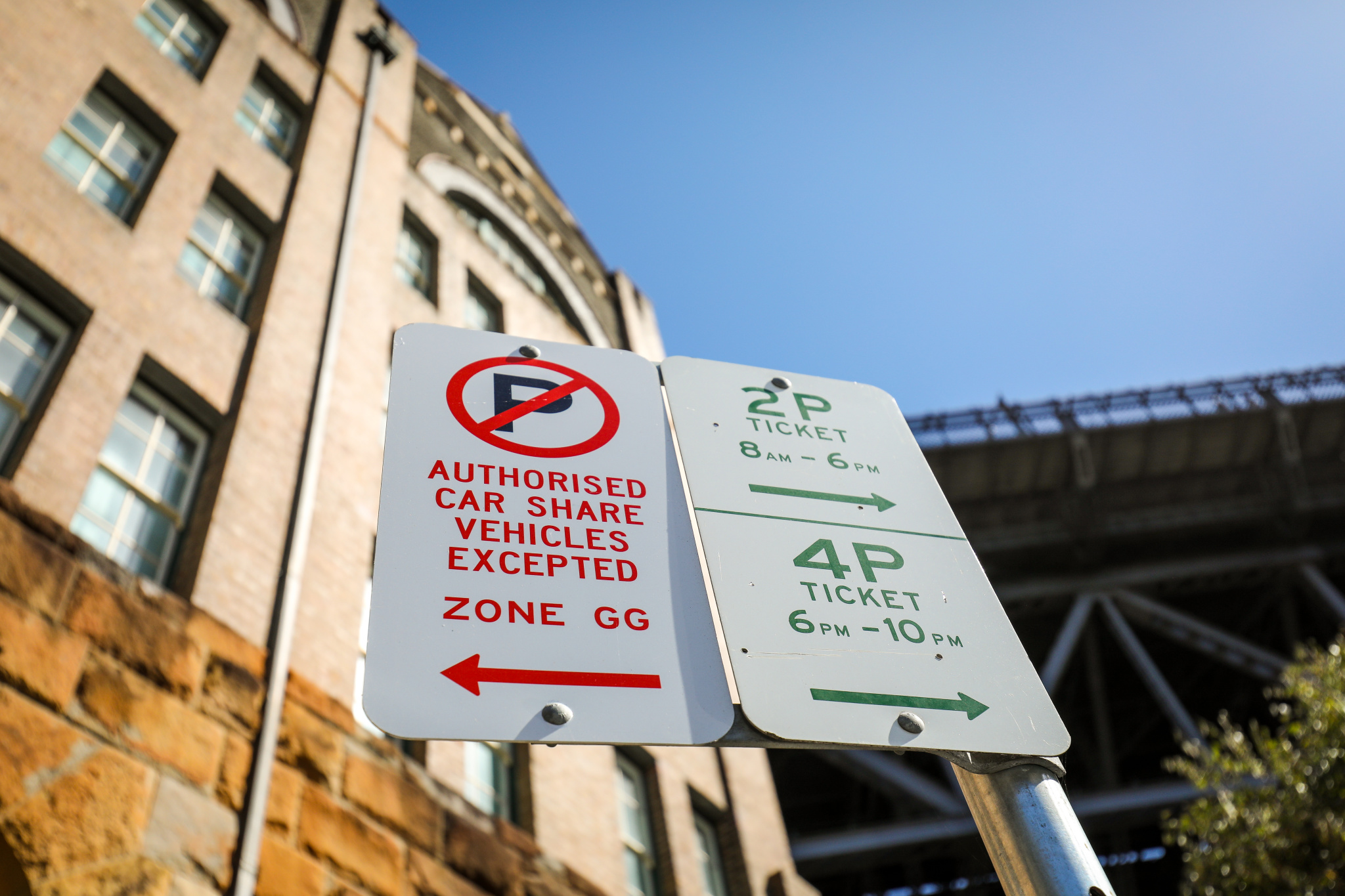 car sharing parking space