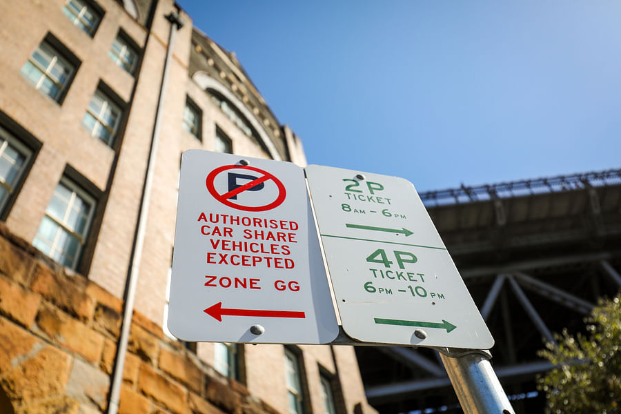 car sharing parking space