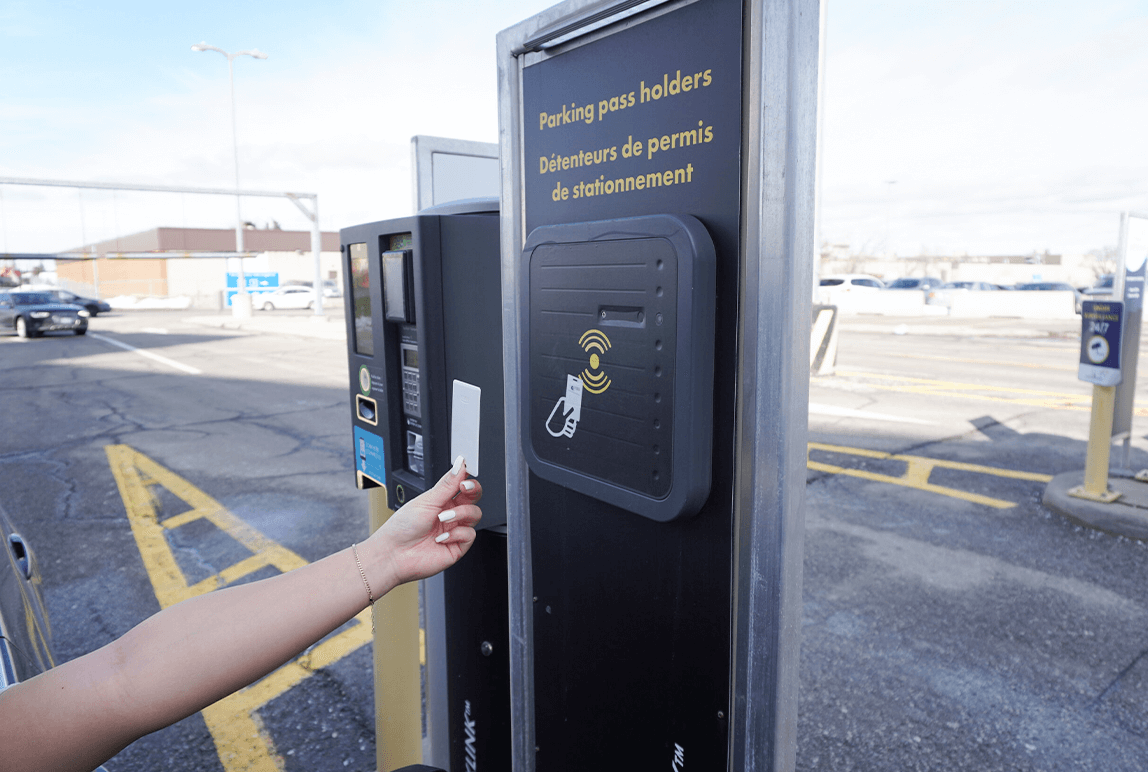 monthly parking pass