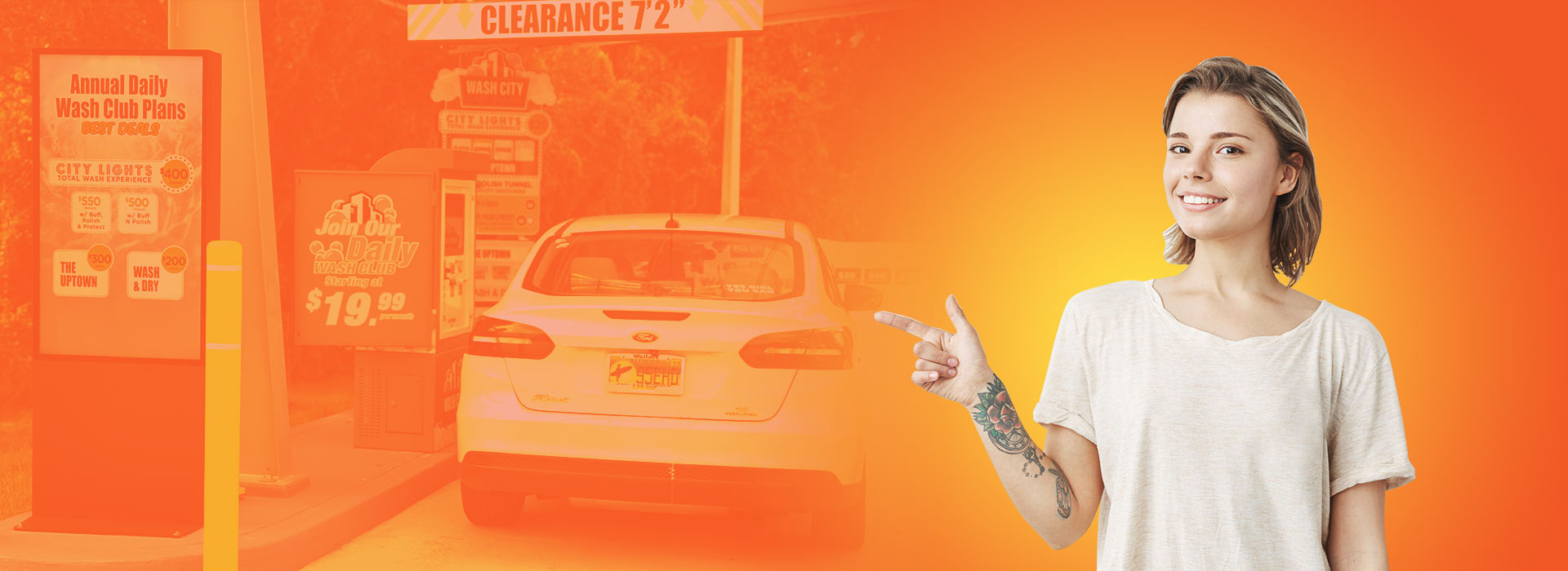 airport parking car wash