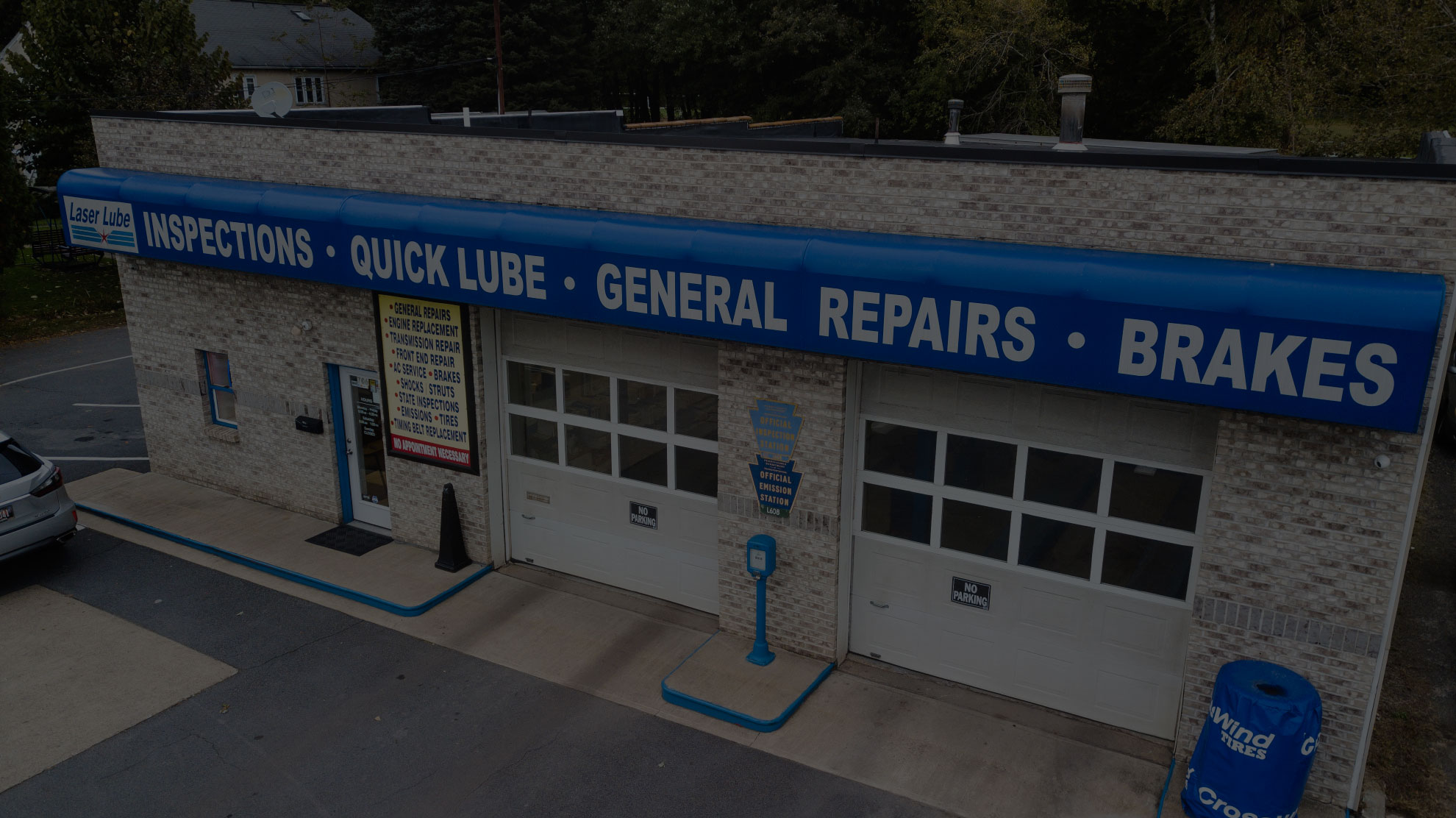 airport parking oil change service