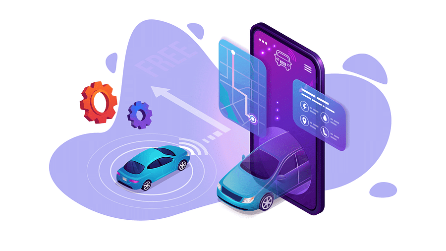 Screenshots of top parking apps interfaces